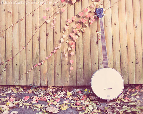 She Plays the Banjo / Photography Print