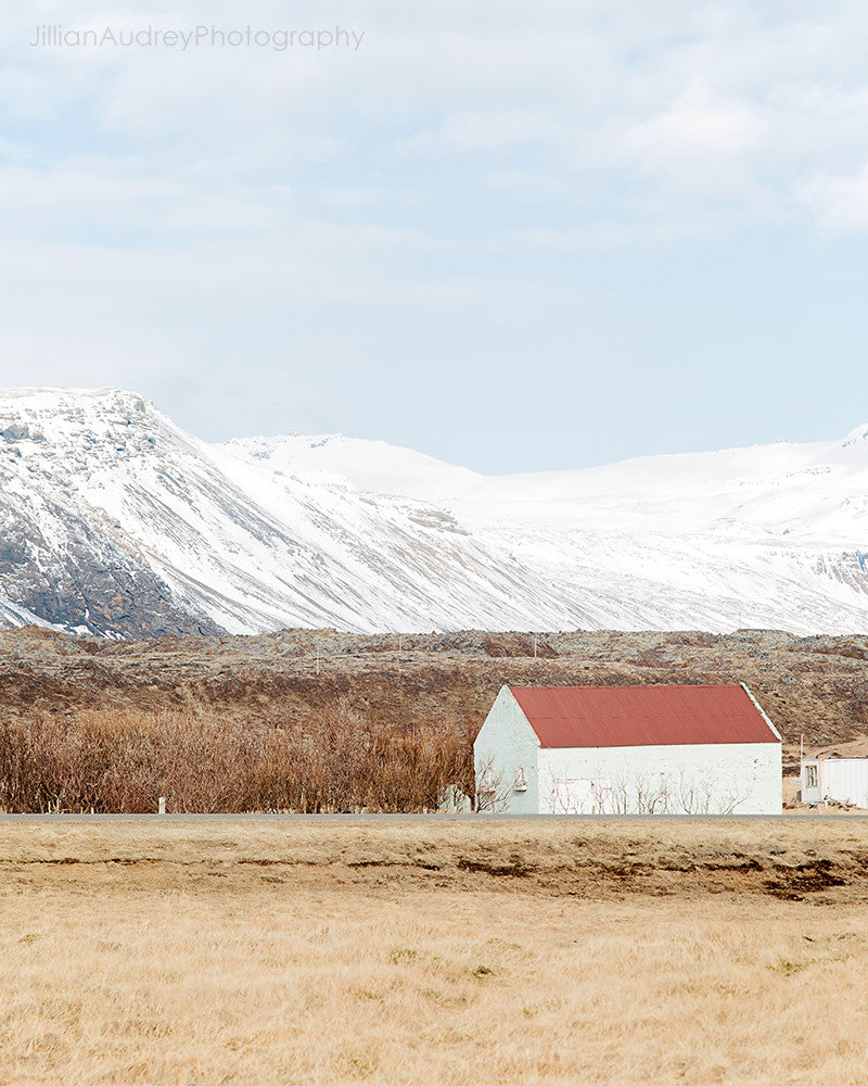 Barn at the Mountainside / Photography Print Barn at the Mountainside / Photography Print