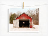 The Canoe in the Barn / Photography Print