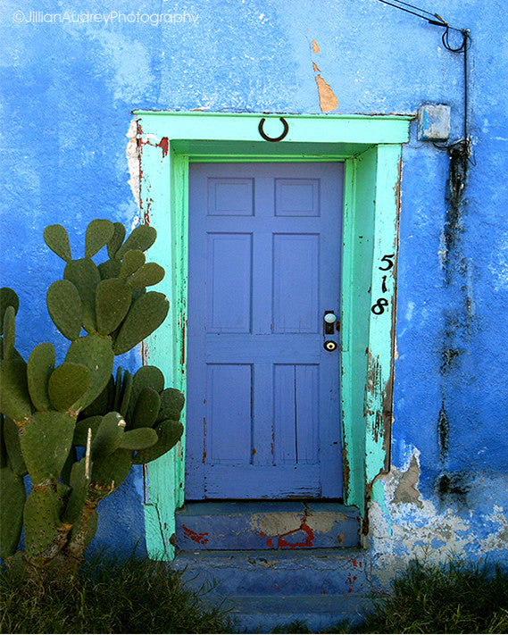 Tucson Blue Door / Photography Print Tucson Blue Door / Photography Print