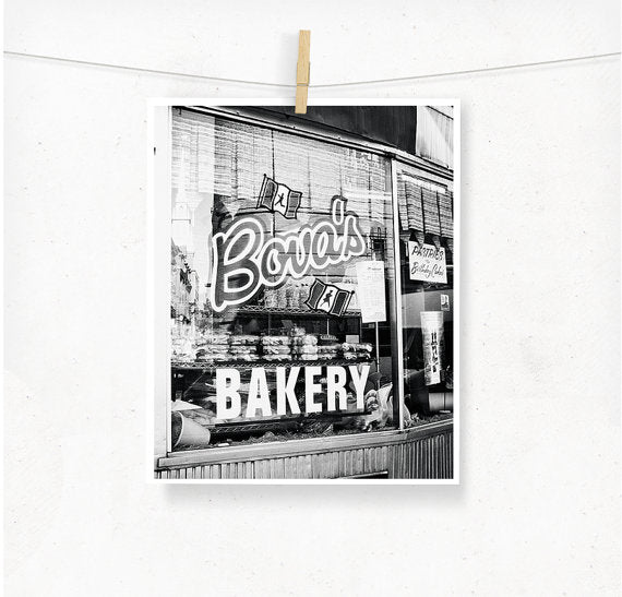 Sit Outside the Bakery / Photography Print