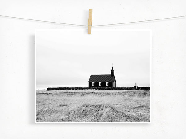Búðir In Black and White / Photography Print