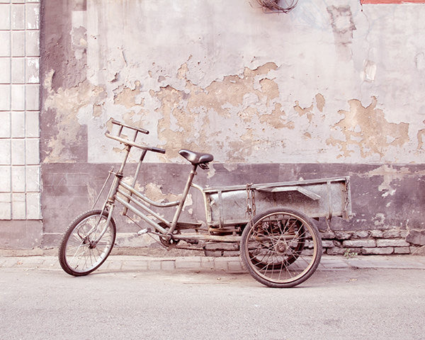 Grey Bicycle / Photography Print