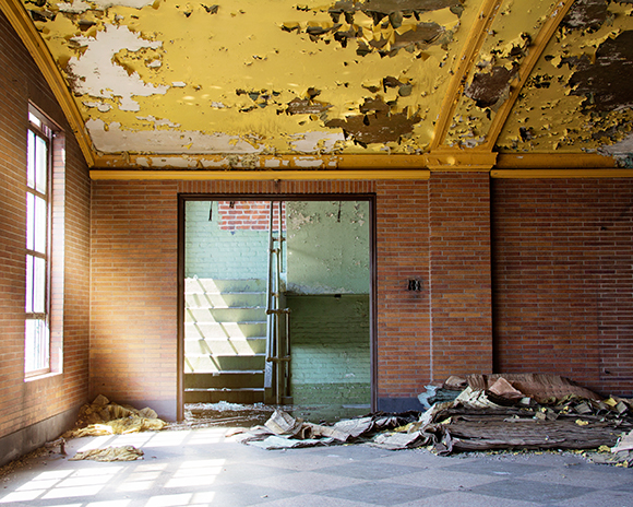 Room With The Yellow Ceiling / Photography Print Room With The Yellow Ceiling / Photography Print