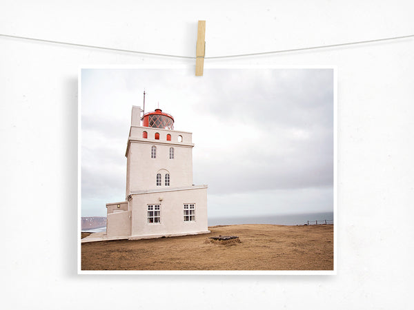 Lighthouse On The Cliffs / Photography Print