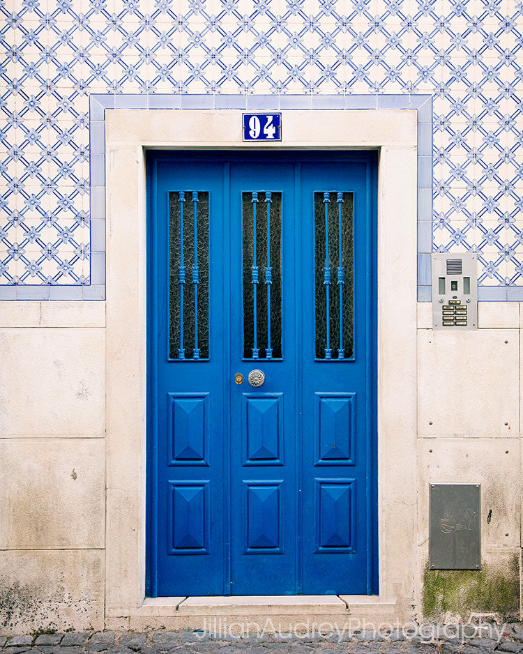 Lisbon 94 Blue Door / Photography Print Lisbon 94 Blue Door / Photography Print