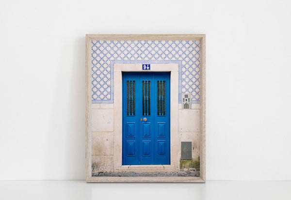 Lisbon 94 Blue Door / Photography Print