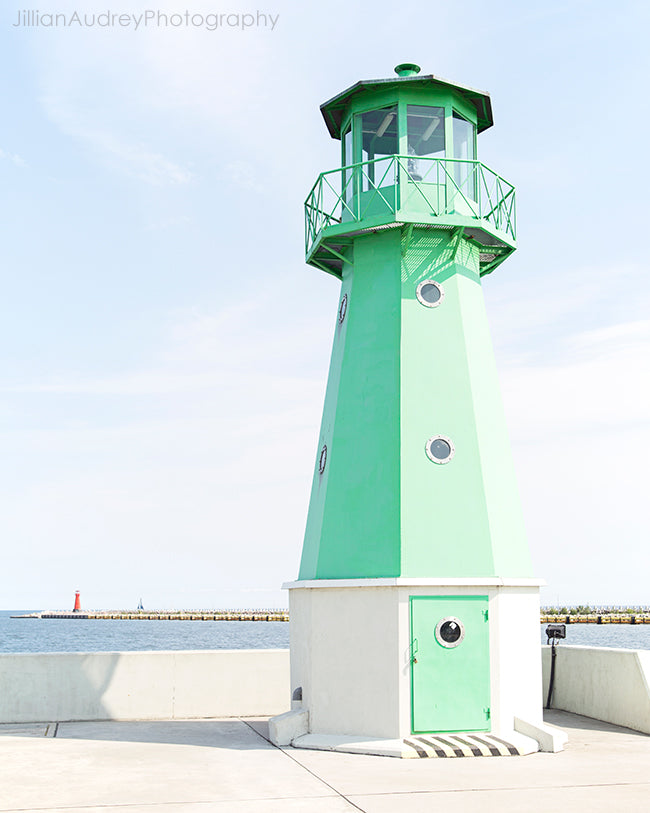 Little Green Lighthouse / Photography Print Little Green Lighthouse / Photography Print