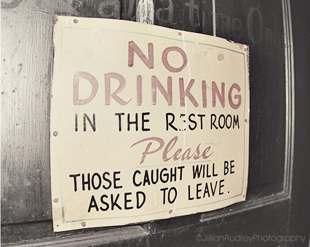 No Drinks / Photography Print No Drinks / Photography Print