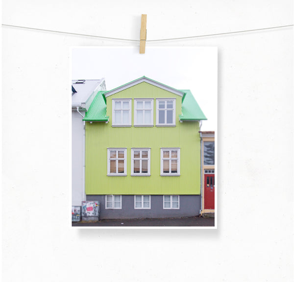 Reykjavík Lime / Photography Print