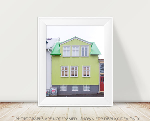 Reykjavík Lime / Photography Print