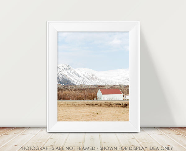 Barn at the Mountainside / Photography Print