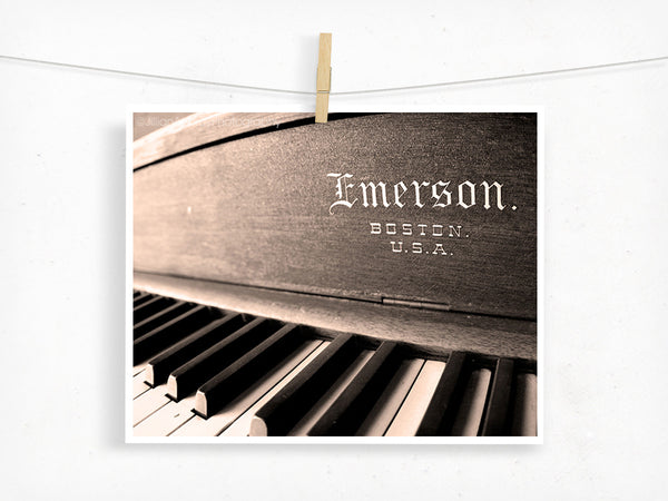 Emerson Piano / Photography Print