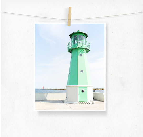 Little Green Lighthouse / Photography Print