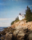 Little Lighthouse On the Rocks / Photography Print
