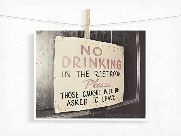No Drinks / Photography Print