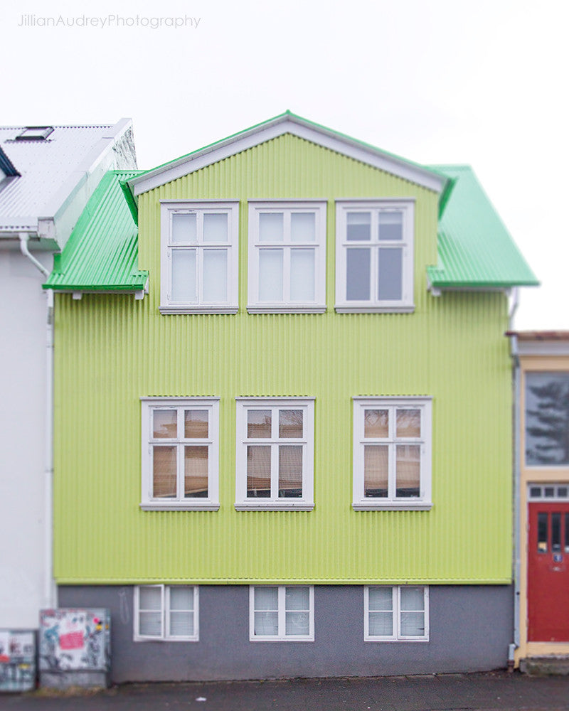 Reykjavík Lime / Photography Print